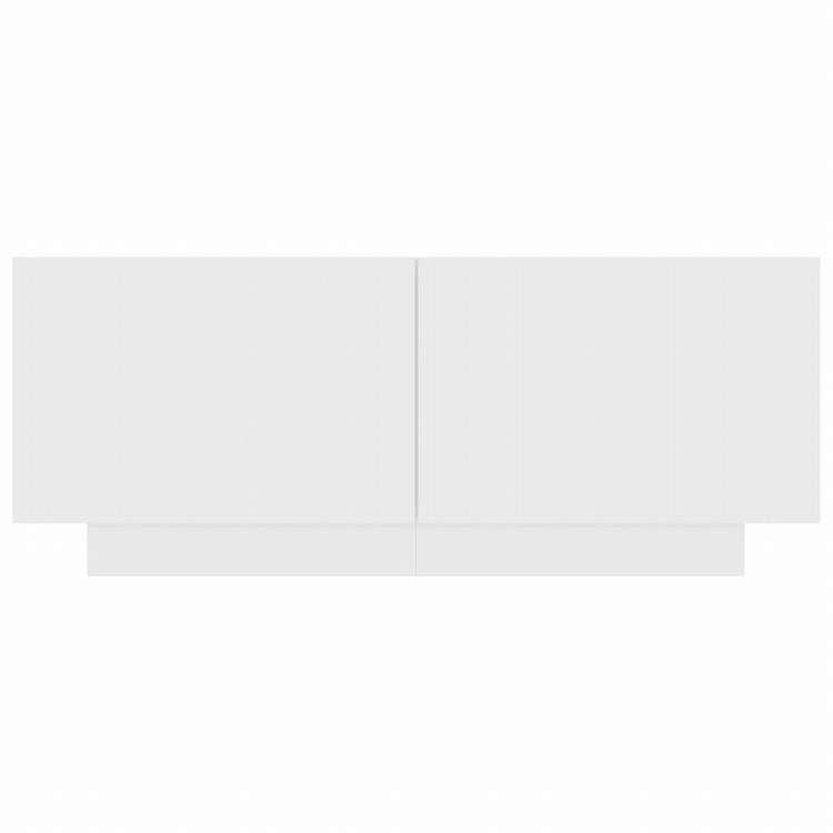 vidaXL ベッドサイドキャビネット ホワイト 100x35x40cm エンジニアリングウッド (804436)家具 テーブル ベッドサイドテーブル(代引不可)