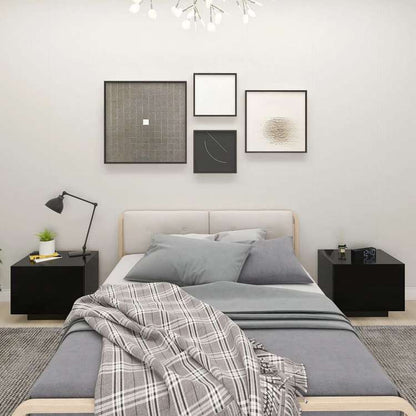 vidaXL ベッドサイドキャビネット ホワイト 100x35x40cm エンジニアリングウッド (804437)家具 テーブル ベッドサイドテーブル(代引不可)