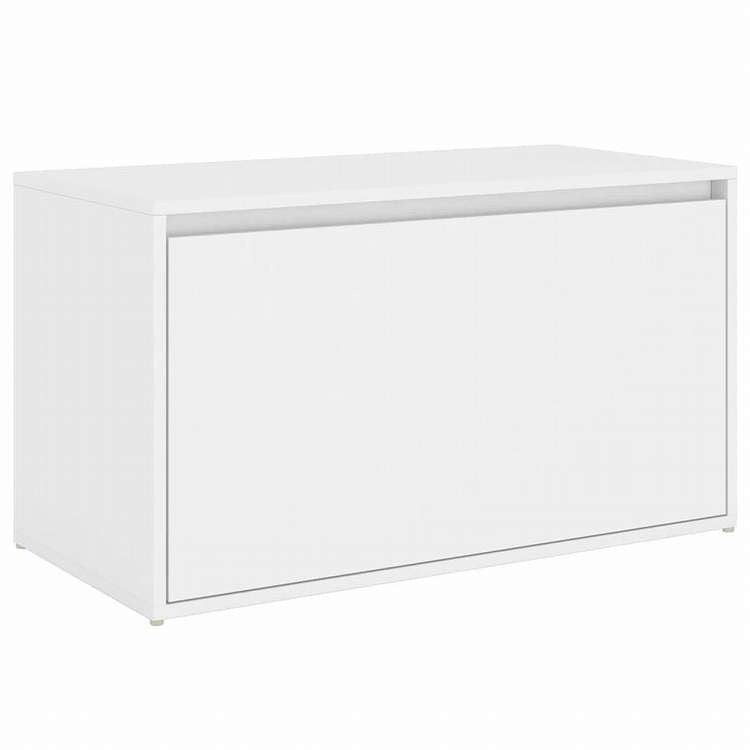 vidaXL ホールベンチ 80x40x45 cm ホワイト エンジニアリングウッド家具 ベンチ 倉庫・通路用ベンチ(代引不可)
