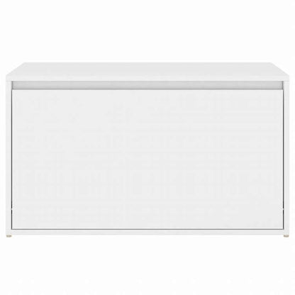 vidaXL ホールベンチ 80x40x45 cm ホワイト エンジニアリングウッド家具 ベンチ 倉庫・通路用ベンチ(代引不可)