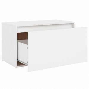 vidaXL ホールベンチ 80x40x45 cm ホワイト エンジニアリングウッド家具 ベンチ 倉庫・通路用ベンチ(代引不可)