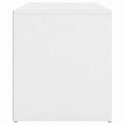 vidaXL ホールベンチ 80x40x45 cm ホワイト エンジニアリングウッド家具 ベンチ 倉庫・通路用ベンチ(代引不可)