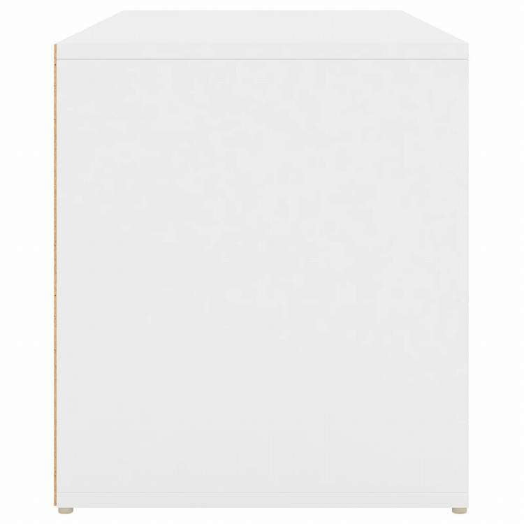 vidaXL ホールベンチ 80x40x45 cm ホワイト エンジニアリングウッド家具 ベンチ 倉庫・通路用ベンチ(代引不可)
