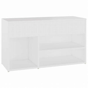 vidaXL シューズベンチ ホワイト 80x30x45 cm エンジニアリングウッドホーム&ガーデン 家事用品 収納&オーガナイザー 衣類・ワードローブ収納 シューズラック・整理収納(代引不可)