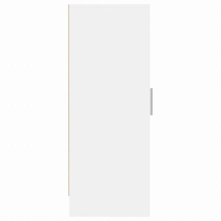 vidaXL シューズキャビネット ホワイト 32x35x92 cm エンジニアリングウッドホーム&ガーデン 家事用品 収納&オーガナイザー 衣類・ワードローブ収納 シューズラック・整理収納(代引不可)