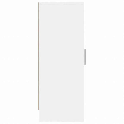 vidaXL シューズキャビネット ホワイト 32x35x92 cm エンジニアリングウッドホーム&ガーデン 家事用品 収納&オーガナイザー 衣類・ワードローブ収納 シューズラック・整理収納(代引不可)