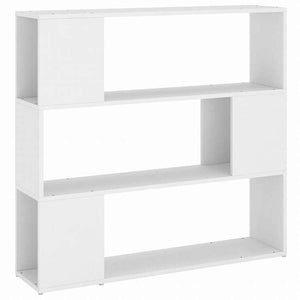 vidaXL ブックキャビネット 間仕切り ホワイト 100x24x94 cm家具 棚 本棚・オープンラック(代引不可)