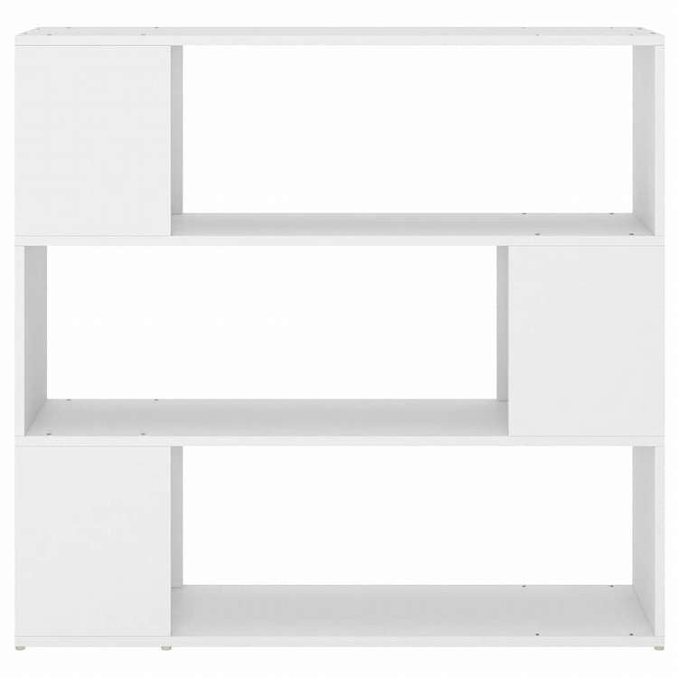 vidaXL ブックキャビネット 間仕切り ホワイト 100x24x94 cm家具 棚 本棚・オープンラック(代引不可)