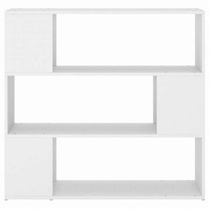 vidaXL ブックキャビネット 間仕切り ホワイト 100x24x94 cm家具 棚 本棚・オープンラック(代引不可)