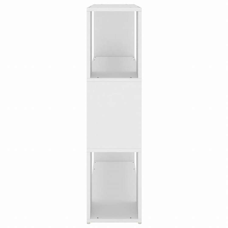 vidaXL ブックキャビネット 間仕切り ホワイト 100x24x94 cm家具 棚 本棚・オープンラック(代引不可)