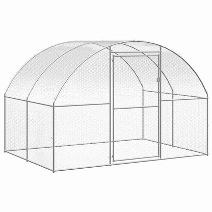 vidaXL 屋外鶏小屋 3x2x2 m 亜鉛メッキ鋼製動物&ペット用品 ペット用品 小動物用品 小動物 飼育・ケージ(代引不可)