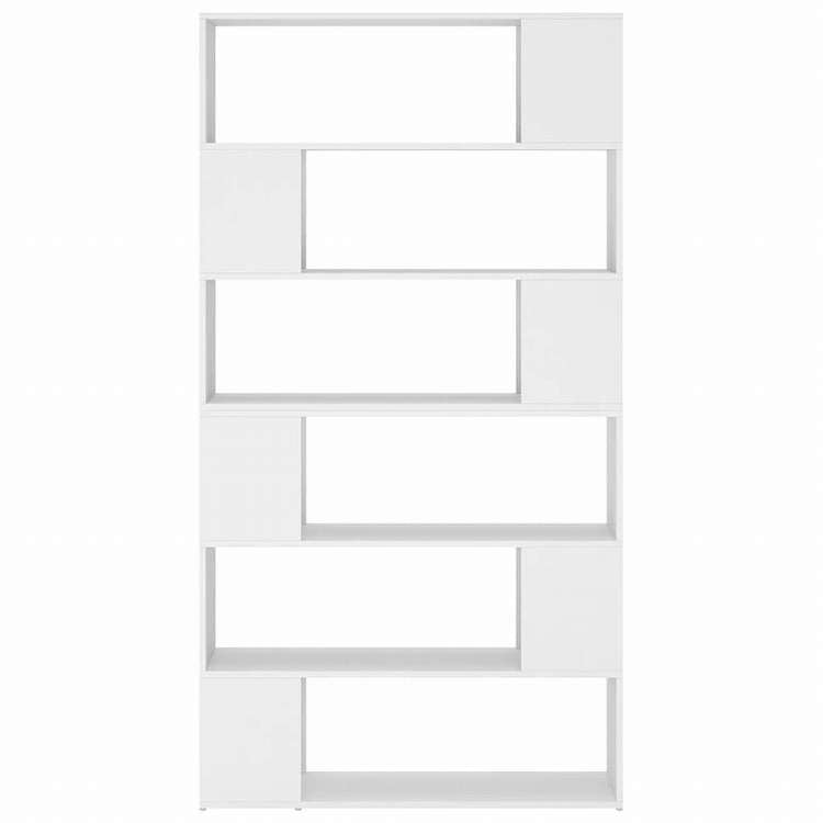 vidaXL ブックキャビネット 間仕切り ホワイト 100x24x188cm (809179x2組)家具 棚 本棚・オープンラック(代引不可)