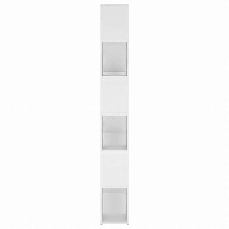 vidaXL ブックキャビネット 間仕切り ホワイト 100x24x188cm (809179x2組)家具 棚 本棚・オープンラック(代引不可)