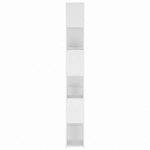 vidaXL ブックキャビネット 間仕切り ホワイト 100x24x188cm (809179x2組)家具 棚 本棚・オープンラック(代引不可)