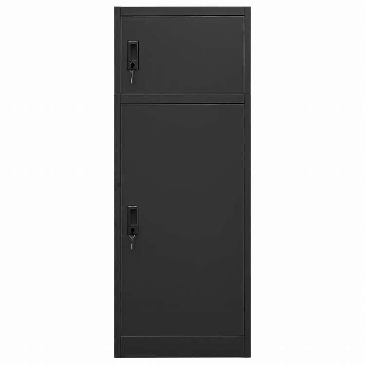 vidaXL サドルキャビネット アントラシート 53x53x140cm スチールスポーツグッズ アウトドアレクリエーション 馬術 馬用鞭アクセサリ サドルアクセサリ 鞍用品(代引不可)