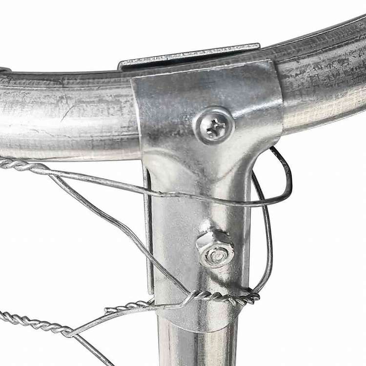 vidaXL 屋外用犬小屋 屋根付き 400x100x150cm動物&ペット用品 ペット用品 犬用品 犬小屋・ドッグラン(代引不可)