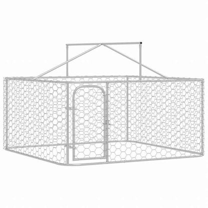 vidaXL 屋外用犬小屋 屋根付き 200x200x150cm動物&ペット用品 ペット用品 犬用品 犬小屋・ドッグラン(代引不可)
