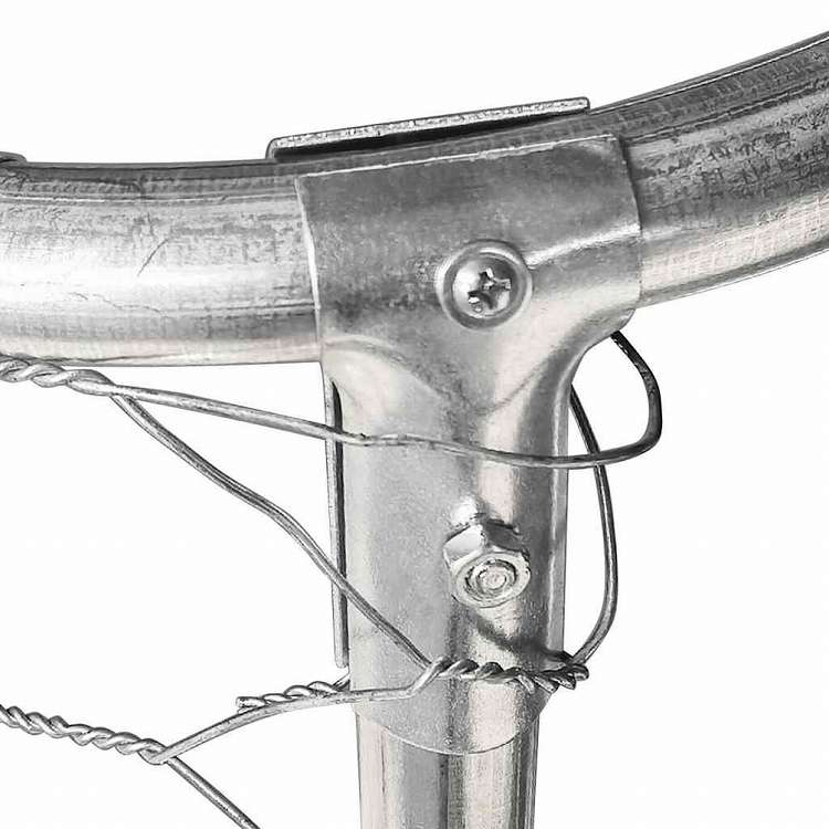 vidaXL 屋外用犬小屋 屋根付き 300x300x150cm動物&ペット用品 ペット用品 犬用品 犬小屋・ドッグラン(代引不可)