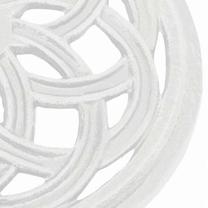 vidaXL パラソルベース 鋳鉄製 44x44x31cm ホワイトホーム&ガーデン 芝&ガーデン アウトドアリビング アウトドアアンブレラ&パラソルアクセサリー 屋外用アンブレラ土台(代引不可)