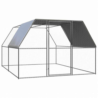 vidaXL 屋外鶏用ケージ 3x4x2 m 亜鉛メッキ鋼製Animals & Pet Supplies ペット用品 小動物用品 小動物 飼育・ケージ(代引不可)