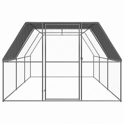 vidaXL 屋外鶏用ケージ 3x6x2 m 亜鉛メッキ鋼製動物&ペット用品 ペット用品 小動物用品 小動物 飼育・ケージ(代引不可)