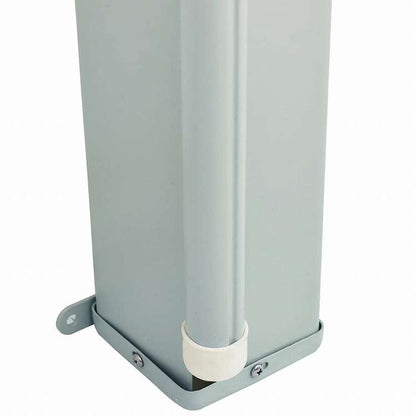 vidaXL パティオ用 引き込み式サイドオーニング 220x600cm グレーホーム&ガーデン 芝&ガーデン アウトドアリビング 屋外用傘・サンシェード(代引不可)