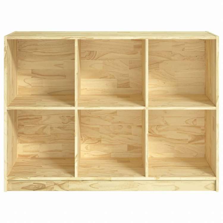 vidaXL ブックキャビネット 104x33x76 cm 無垢のパイン材家具 棚 本棚・オープンラック(代引不可)