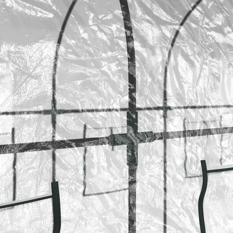 vidaXL 温室 透明 160x400x190 cm PVC&粉体塗装スチールホーム&ガーデン 芝&ガーデン ガーデニング グリーンハウス・温室(代引不可)