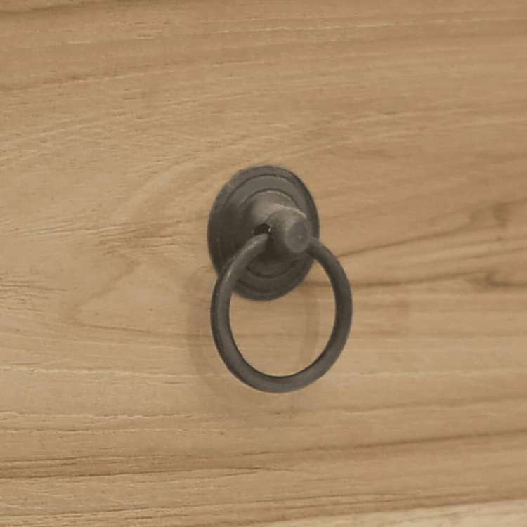 vidaXL 引き出し付きチェスト 56x30x80 cm チーク無垢材家具 キャビネット&収納 ドレッサー(代引不可)