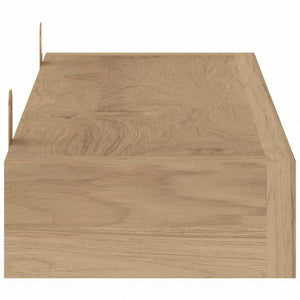 vidaXL ウォールシェルフ 2点 60x15x4 cm チーク無垢材家具 棚 壁面収納棚・壁面ラック(代引不可)