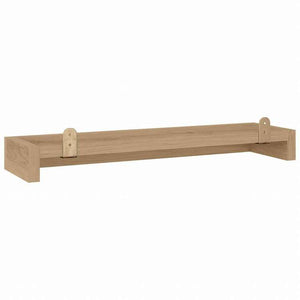 vidaXL ウォールシェルフ 2点 60x15x4 cm チーク無垢材家具 棚 壁面収納棚・壁面ラック(代引不可)