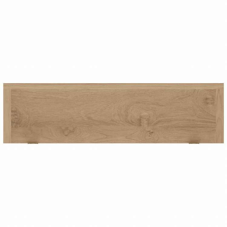 vidaXL ウォールシェルフ 2点 60x15x4 cm チーク無垢材家具 棚 壁面収納棚・壁面ラック(代引不可)