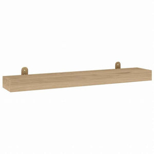 vidaXL ウォールシェルフ 2点 90x15x4 cm チーク無垢材家具 棚 壁面収納棚・壁面ラック(代引不可)