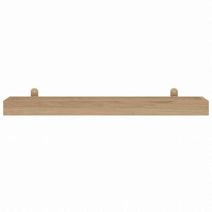 vidaXL ウォールシェルフ 2点 90x15x4 cm チーク無垢材家具 棚 壁面収納棚・壁面ラック(代引不可)