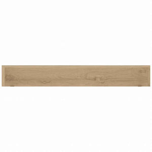 vidaXL ウォールシェルフ 2点 110x15x4 cm チーク無垢材家具 棚 壁面収納棚・壁面ラック(代引不可)