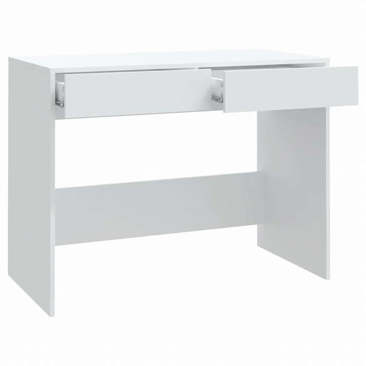 vidaXL デスク ホワイト 101x50x76.5cm エンジニアリングウッド家具 オフィス家具 デスク(代引不可)