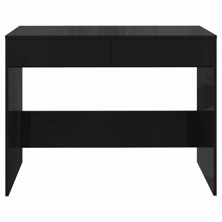 vidaXL デスク ブラック 101x50x76.5cm エンジニアリングウッド家具 オフィス家具 デスク(代引不可)