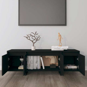 vidaXL TVキャビネット ブラック 120x30x40.5 cm エンジニアリングウッド家具 AVラック・テレビ台(代引不可)