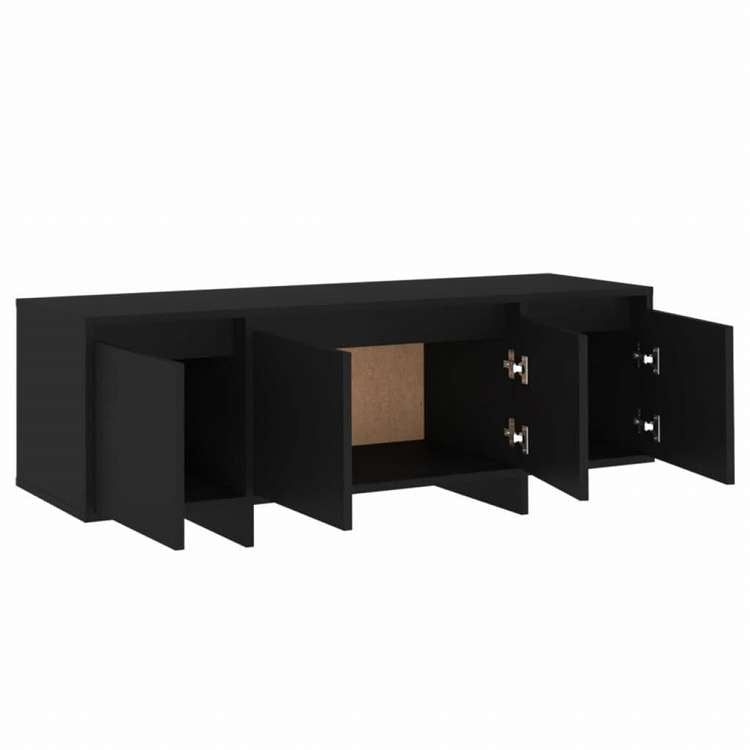 vidaXL TVキャビネット ブラック 120x30x40.5 cm エンジニアリングウッド家具 AVラック・テレビ台(代引不可)