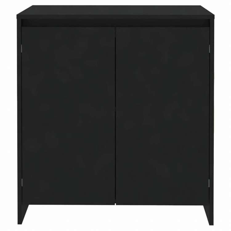 vidaXL サイドボード ブラック 70x41x75cm エンジニアリングウッド家具 キャビネット&収納 サイドボード(代引不可)