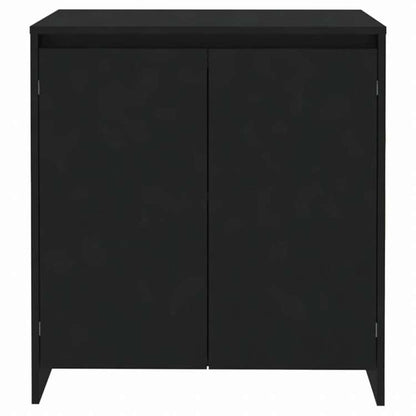 vidaXL サイドボード ブラック 70x41x75cm エンジニアリングウッド家具 キャビネット&収納 サイドボード(代引不可)