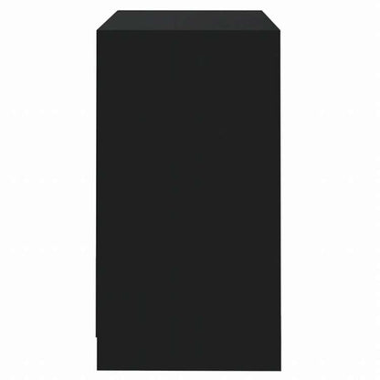 vidaXL サイドボード ブラック 70x41x75cm エンジニアリングウッド家具 キャビネット&収納 サイドボード(代引不可)