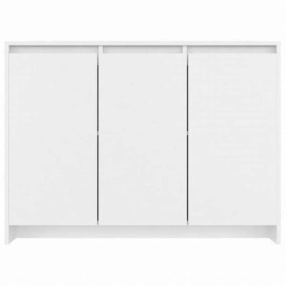 vidaXL サイドボード ホワイト 102x35x75cm エンジニアリングウッド家具 キャビネット&収納 サイドボード(代引不可)