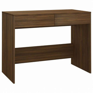 vidaXL デスク ブラウンオーク 101x50x76.5cm エンジニアリングウッド家具 オフィス家具 デスク(代引不可)