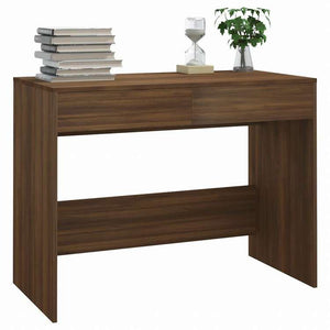 vidaXL デスク ブラウンオーク 101x50x76.5cm エンジニアリングウッド家具 オフィス家具 デスク(代引不可)