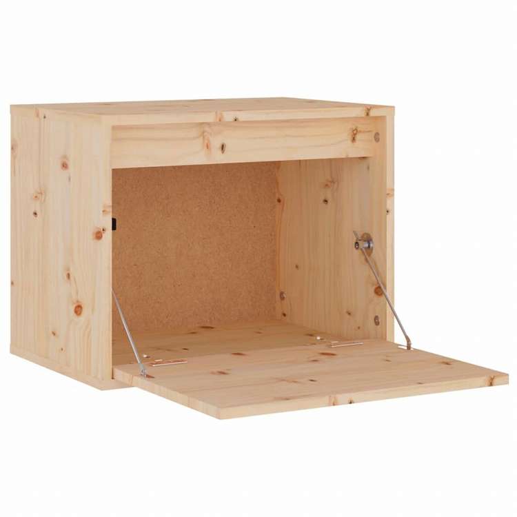 vidaXL ウォールキャビネット 45x30x35 cm パイン無垢材家具 棚 壁面収納棚・壁面ラック(代引不可)