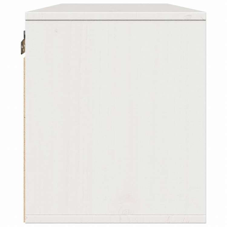 vidaXL ウォールキャビネット 2点 ホワイト 45x30x35 cm パイン無垢材家具 棚 壁面収納棚・壁面ラック(代引不可)