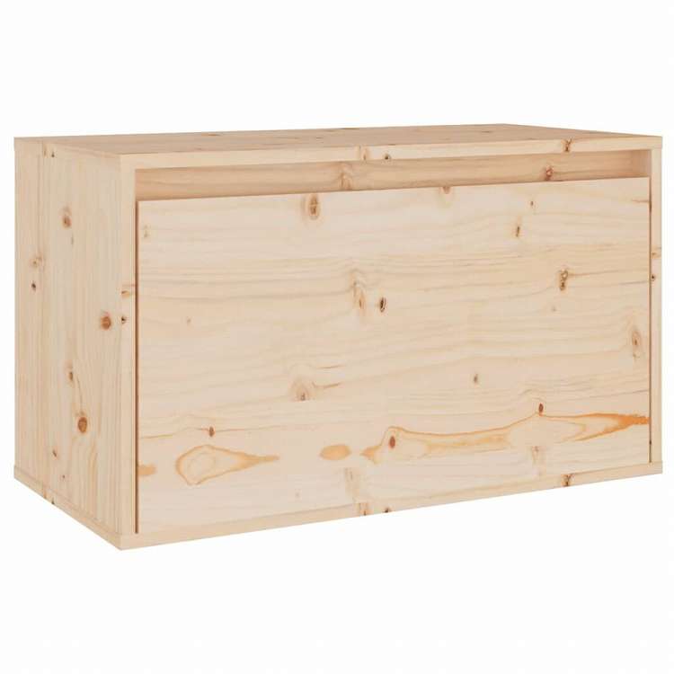 vidaXL ウォールキャビネット 60x30x35 cm パイン無垢材家具 棚 壁面収納棚・壁面ラック(代引不可)