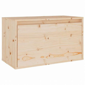 vidaXL ウォールキャビネット 60x30x35 cm パイン無垢材家具 棚 壁面収納棚・壁面ラック(代引不可)