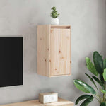 vidaXL ウォールキャビネット 2点 30x30x60 cm パイン無垢材家具 棚 壁面収納棚・壁面ラック(代引不可)